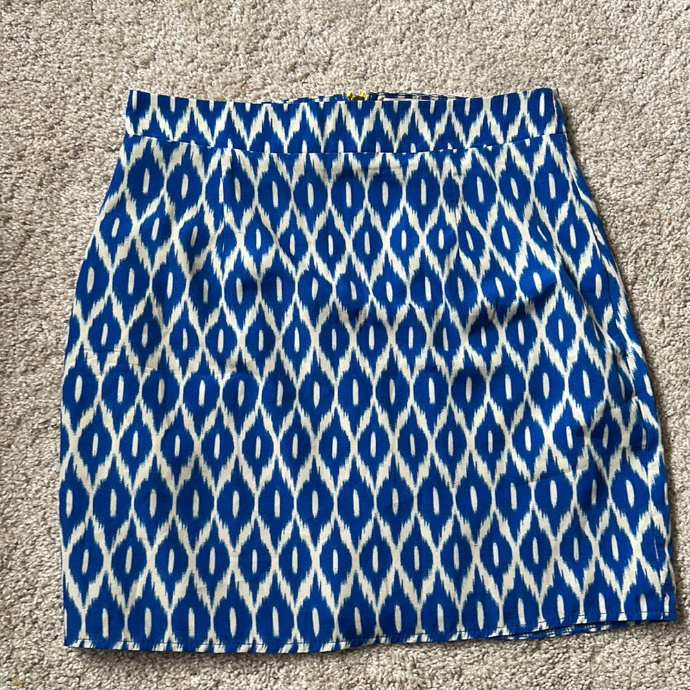 Blue skirt